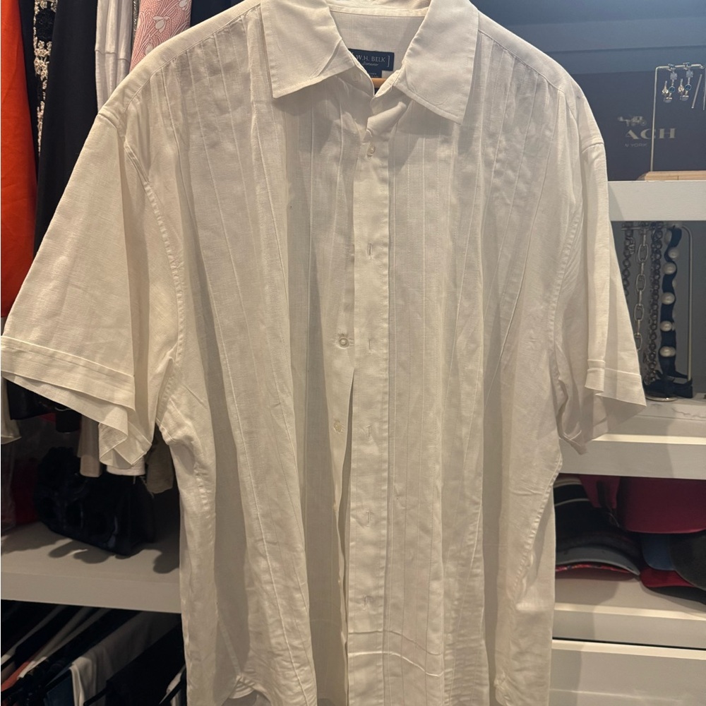 Classic White Button Down Shirt